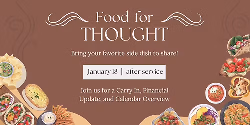 Food for Thought: Annual Church Meeting