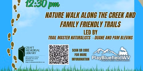 Nature Walk on the Creek & Family Friendly Trails