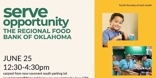 Serve Opportunity: Regional Food Bank of Oklahoma 