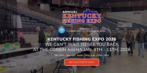 2025 Kentucky Fishing Expo Presented By Cumberland Valley National Bank