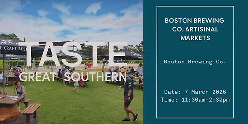 Boston Brewing Co. Artisan Markets