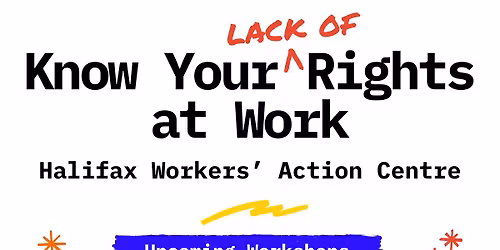 Know Your (Lack of!) Rights at Work