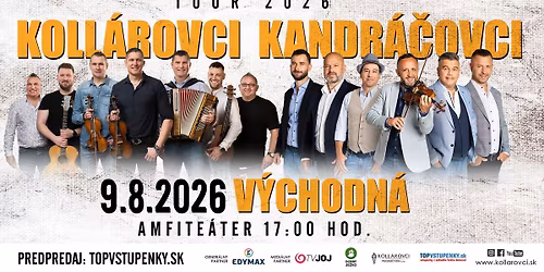 V\u00ddCHODN\u00c1- KOLL\u00c1ROVCI & KANDR\u00c1\u010cOVCI \u2013 TOUR 2026