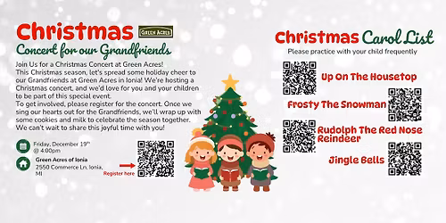 Christmas Carols at Green Acres