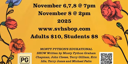 SVHS Birds of Play Present \u201cMonty Python\u2019s Edukational Show\u201d