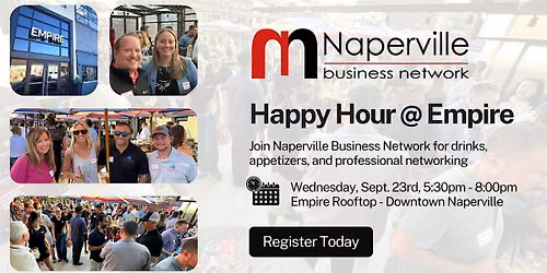 Naperville Business Network Event @ Empire's Rooftop (September 23)