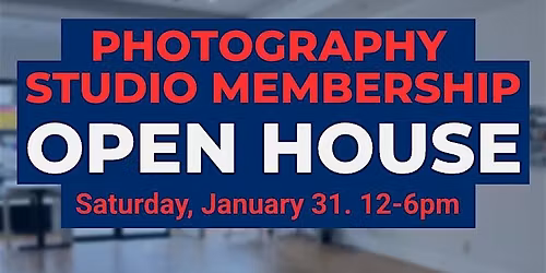 Photography Studio Open House