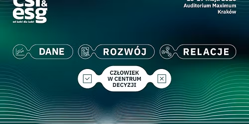 Konferencja CSR i ESG\u00ae \u2013 od ludzi dla ludzi 2026