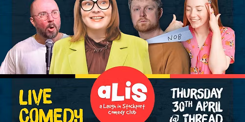 A Laugh In Stockport Comedy Club, April