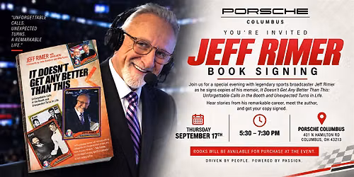 Jeff Rimer Book Signing at Porsche Columbus