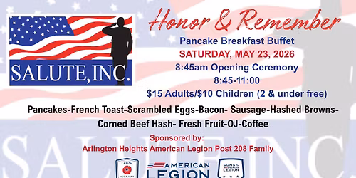 Salute Inc. Breakfast Fundraiser