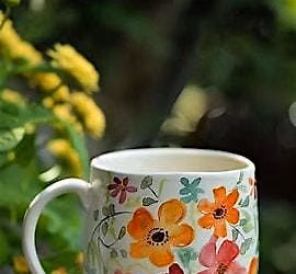 Hello Sunshine pop up art class - BYOB mug painting