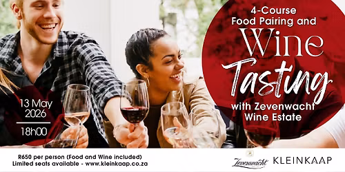 Food & Wine Pairing at Kleinkaap | 13 May 2026