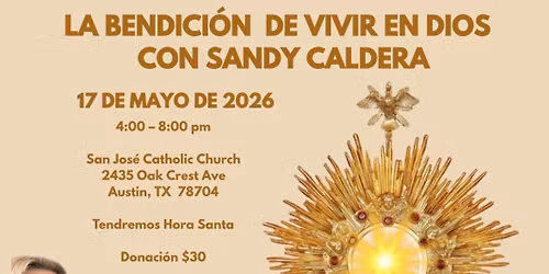 La bendici\u00f3n de vivir en Dios. 