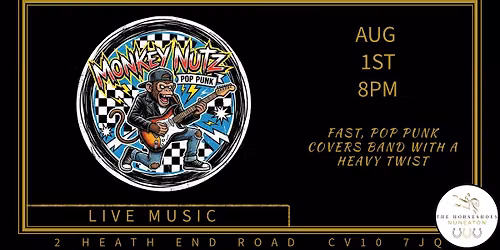 Monkey Nutz @ The Horseshoes Nuneaton