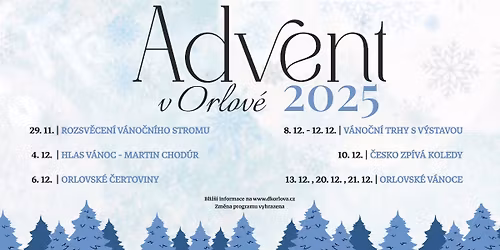 Advent v Orlov\u00e9 2025
