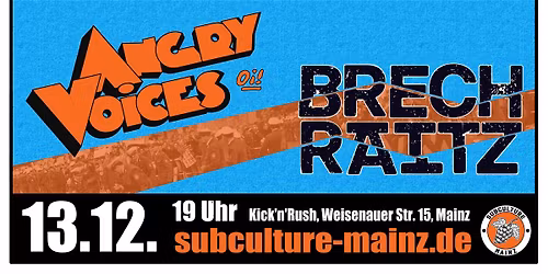 BRECHRAITZ + ANGRY VOICES in Mainz