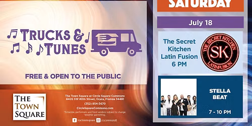 Trucks & Tunes with The Secret Kitchen Latin Fusion & Stella Beat