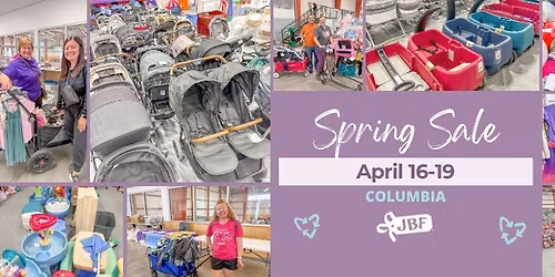 JBF Spring 2026 HUGE Kids' Consignment Sale