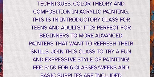 Acrylic Painting Class!