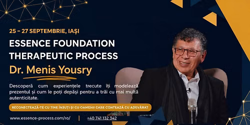 Seminar terapeutic FOUNDATION IA\u0218I cu Dr. Menis Yousry 
