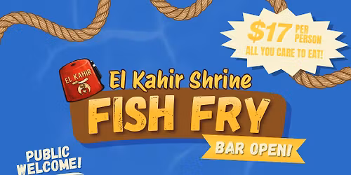 FISH FRY!  - PUBLIC INVITED!