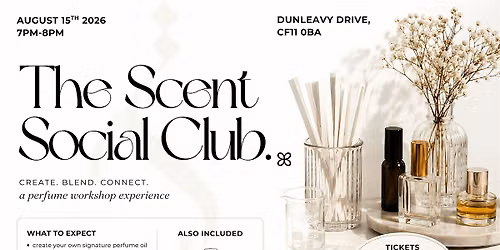 the scent social club - a perfume workshop experience. \ua564