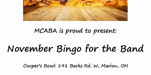 Festival Bingo Fundraiser \u2013 Supporting the Harding Band!