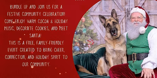 Cookies and Cocoa with Santa!