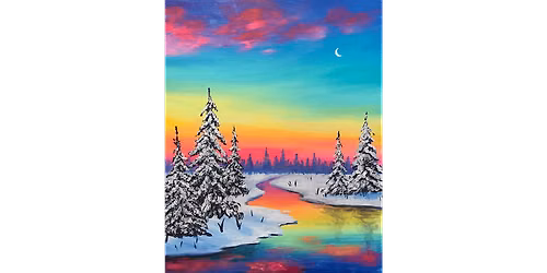 Winter Sunset - Paint and Sip in Norfolk | Classpop!\u2122