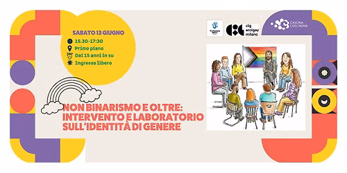 Non binarismo e oltre: intervento e laboratorio sull\u2019identit\u00e0 di genere