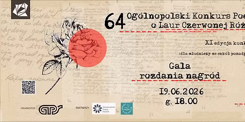 Gala rozdania nagr\u00f3d - 64. OKP "O Laur Czerwonej R\u00f3\u017cy" i XI. "P\u0105k Czerwonej R\u00f3\u017cy"