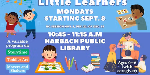 Little Learners at Harbach Public Library