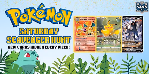 Pok\u00e9mon Saturday Scavenger Hunt!