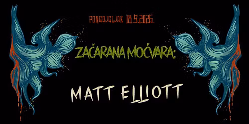 Ambijentalni folk koncert: Matt Elliott u Za\u010daranoj Mo\u010dvari