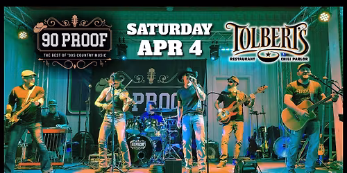 90 PROOF Country at Tolbert's (Grapevine)