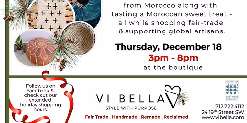Vi Bella Christmas Social & Moroccan Market