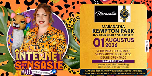 Mel die Storieverteller - LAERSKOOL KRUINSIG, KEMPTON PARK - Internet Sensasie 