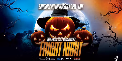 UNSW LawSoc x SULS x MULS Presents: Fright Night 2025