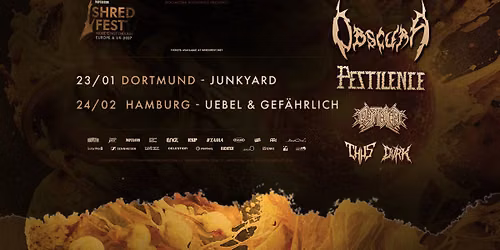 Shred Fest - Obscura - Junkyard Dortmund