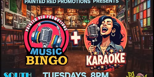 Double Shot Tuesdays at South Beach - Music Bingo and Karaoke - hosted by DJ Kenton P