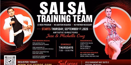 Salsa Training Team - 12 week program