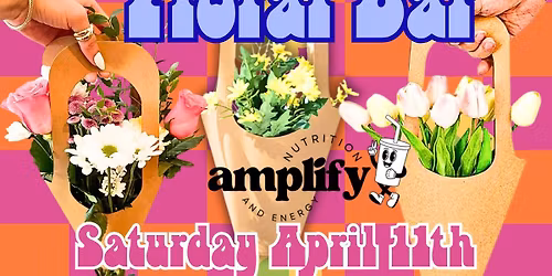 Sips and Stems floral bar 