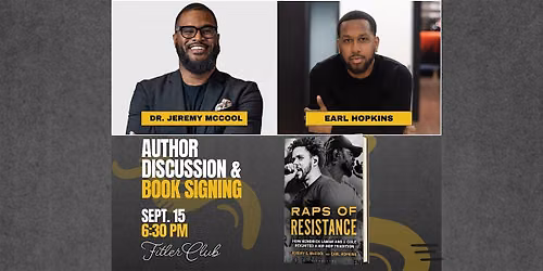 Impact Speaker Series | \u201cRaps of Resistance\u201d: Author Book Talk and Signing