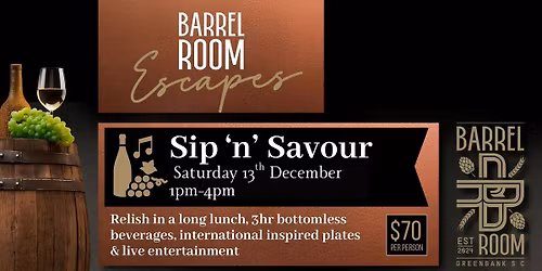 Barrel Room Escapes- Sip n Savour