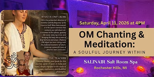 OM Chanting & Meditation: A Soulful Journey Within in a Salt Room