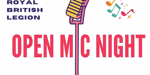 Marnhull Royal British Legion Presents Open Mic Night
