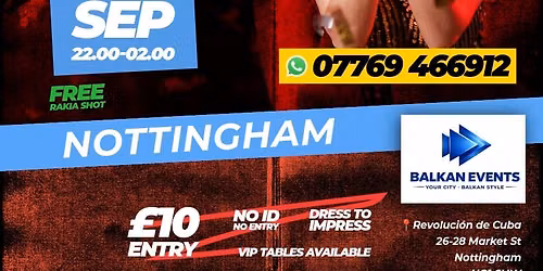 BALKAN Party NOTTINGHAM - Back to reality