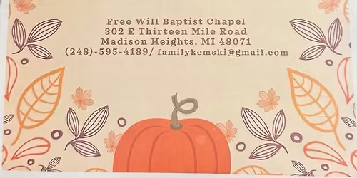 Thanksgiving at Chapel