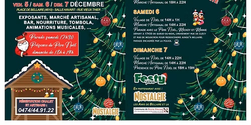 3\u00e8me \u00e9dition de notre march\u00e9 de no\u00ebl de Bellaire